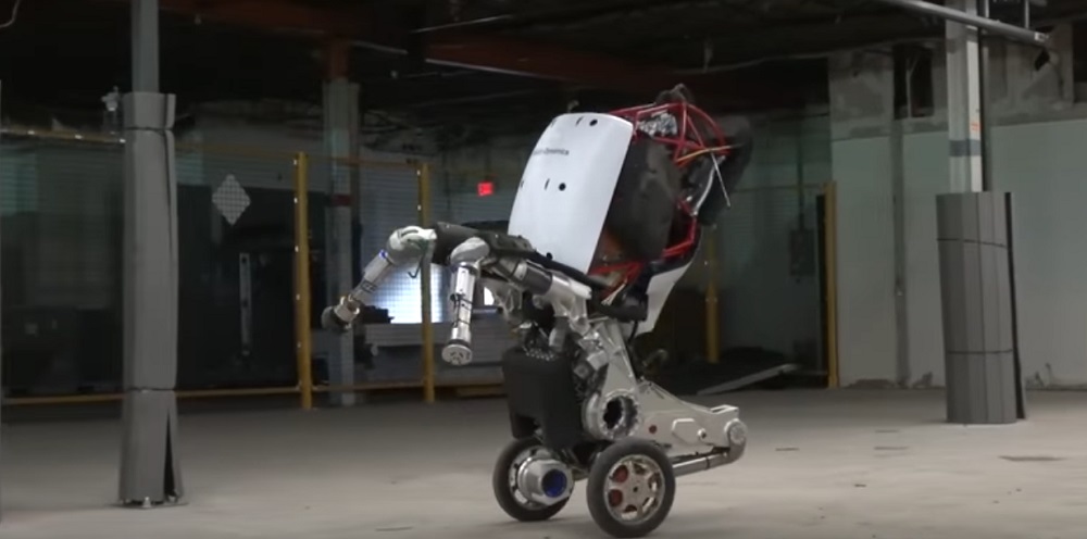 Boston Dynamics Handle Robot Carries 100 Lbs, Conquers Stairs