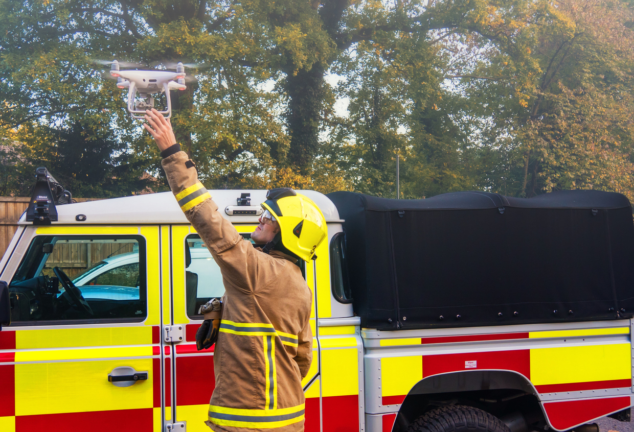 Firefighting Drones iStock