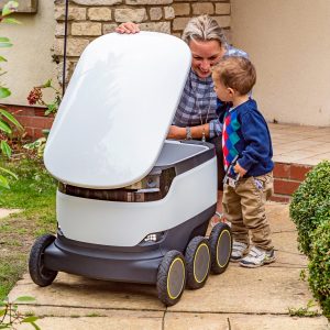 Starship Technologies mobile robot package delivery