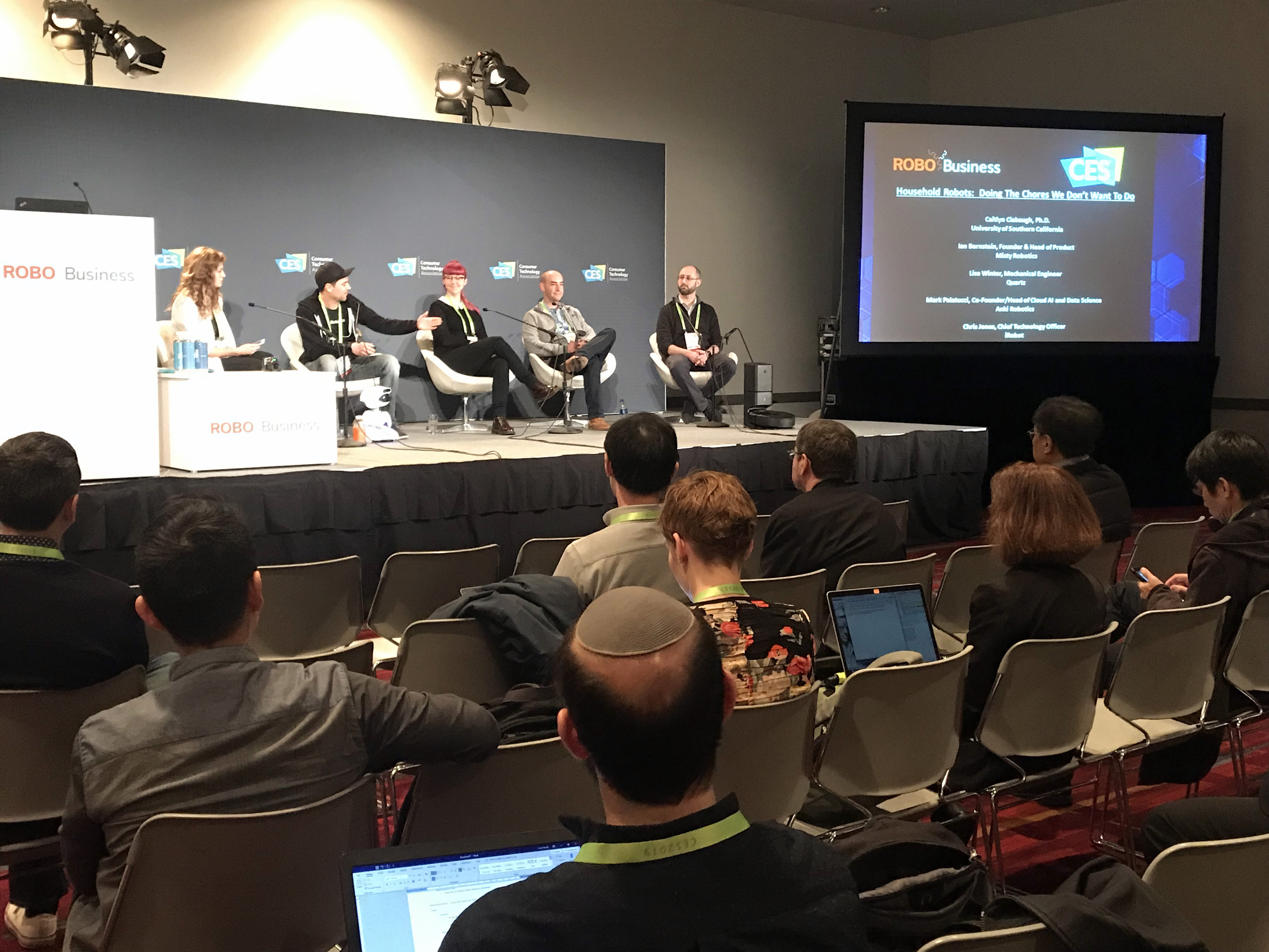 CES 2019 Conference household robots panel