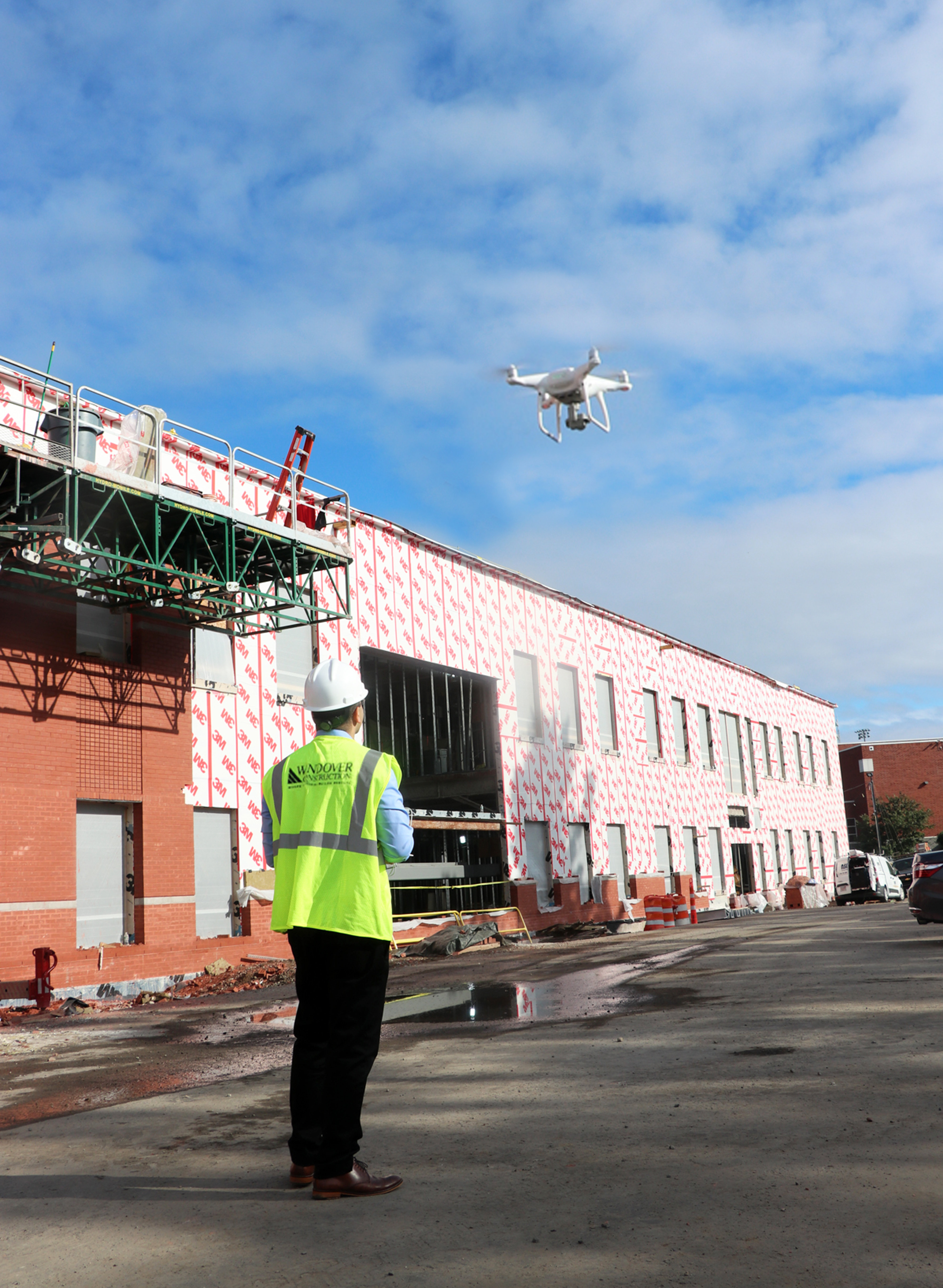 Windover Drone On Construction Site