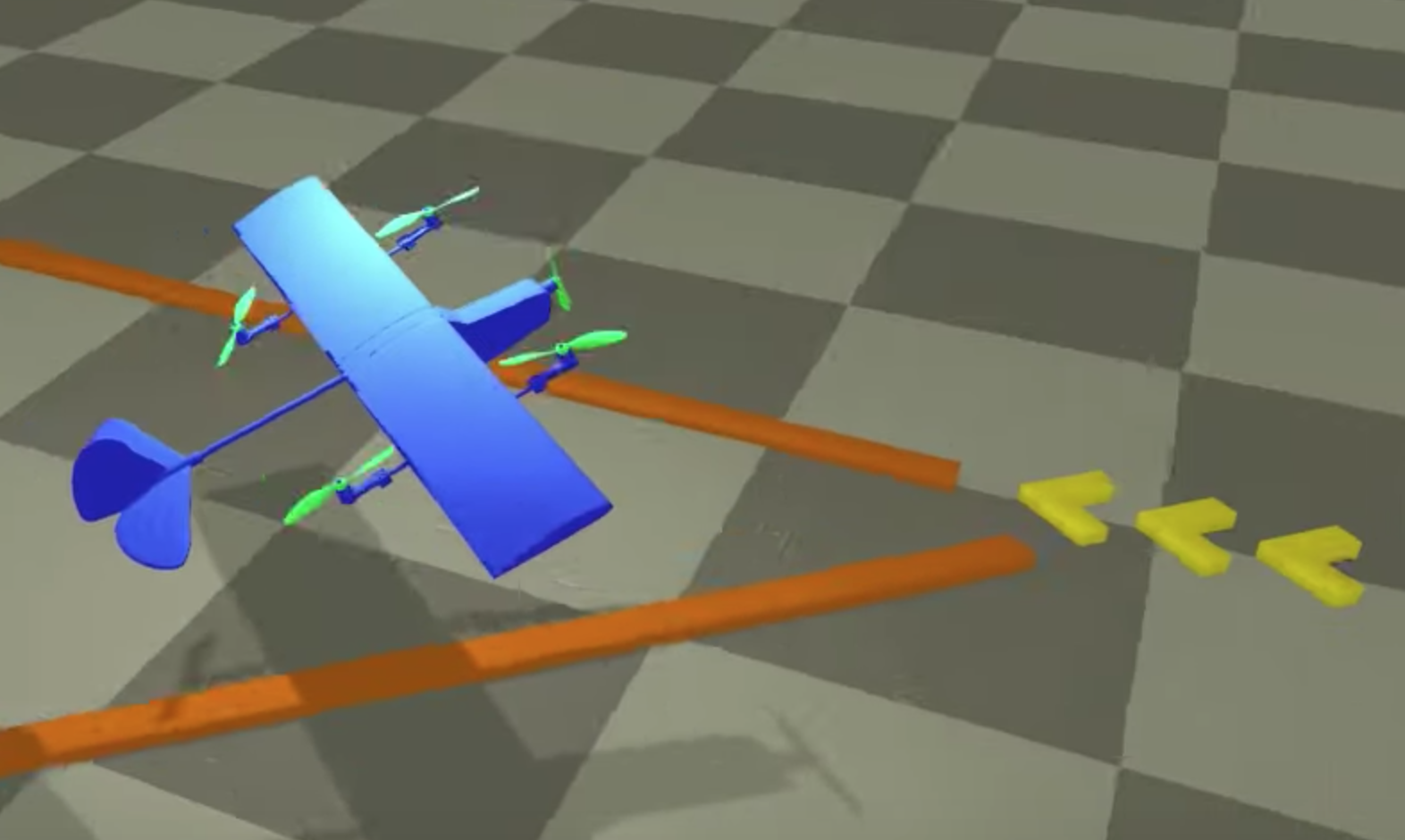 hybrid drone design simulation MIT CSAIL